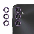 For Samsung Galaxy A05s Kalebol No Flicker Ultra-Thin Individual Camera Lens Tempered Glass Film(Purple) - 1