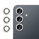 For Samsung Galaxy S25+ 5G Klebol No Flicker Ultra-Thin Individual Camera Lens Tempered Glass Film(Silver) - 1