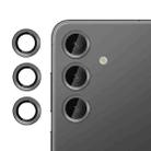 For Samsung Galaxy S24 5G Klebol No Flicker Ultra-Thin Individual Camera Lens Tempered Glass Film(Black) - 1