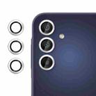 For Samsung Galaxy A15 5G Klebol No Flicker Ultra-Thin Individual Camera Lens Tempered Glass Film(Silver) - 1