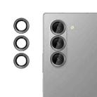 For Samsung Galaxy Z Fold7 5G Kalebol No Flicker Ultra-Thin Individual Camera Lens Tempered Glass Film(Black) - 1