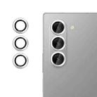 For Samsung Galaxy Z Fold7 5G Kalebol No Flicker Ultra-Thin Individual Camera Lens Tempered Glass Film(Silver) - 1
