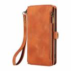 For iPhone 15 Pro Fantasy Multifunctional Zipper Wallet Leather Phone Case(orange) - 2