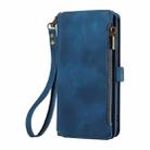 For iPhone 15 Pro Fantasy Multifunctional Zipper Wallet Leather Phone Case(blue) - 2