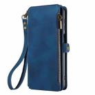 For iPhone 14 Fantasy Multifunctional Zipper Wallet Leather Phone Case(blue) - 2