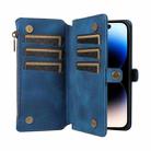 For iPhone 11 Pro Max Fantasy Multifunctional Zipper Wallet Leather Phone Case(blue) - 3
