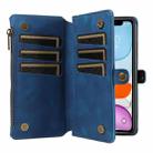 For iPhone 11 Fantasy Multifunctional Zipper Wallet Leather Phone Case(blue) - 3