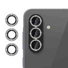 For Samsung Galaxy A56 5G Klebol Individual Camera Lens Diamond Ring Protector(Black) - 1