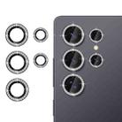 For Samsung Galaxy S25 Ultra 5G Klebol Individual Camera Lens Diamond Ring Protector(Black) - 1