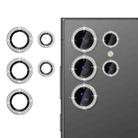 For Samsung Galaxy S24 Ultra 5G Klebol Individual Camera Lens Diamond Ring Protector(Silver) - 1