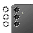 For Samsung Galaxy S24 5G Klebol Individual Camera Lens Diamond Ring Protector(Black) - 1