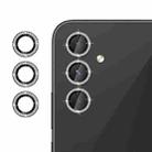 For Samsung Galaxy A14 5G Klebol Individual Camera Lens Diamond Ring Protector(Black) - 1