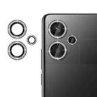 For Redmi Note 13 Pro+ 5G Klebol Individual Camera Lens Diamond Ring Protector(Black) - 1