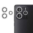 For Redmi Note 14 5G Klebol Individual Camera Lens Diamond Ring Protector(Silver) - 1