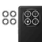 Redmi Note 14 Pro 4G Klebol Individual Camera Lens Diamond Ring Protector(Black) - 1