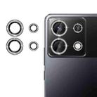 For Xiaomi Poco X6 Klebol Individual Camera Lens Diamond Ring Protector(Black) - 1