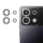 For Xiaomi Poco X6 Klebol Individual Camera Lens Diamond Ring Protector(Silver) - 1