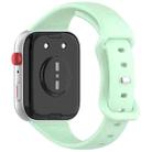 For Huawei Watch Fit 4 Slim Butterfly Buckle Silicone Watch Band(Mint Green) - 2