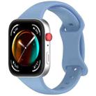 For Huawei Watch Fit 4 Slim Butterfly Buckle Silicone Watch Band(Blue) - 1