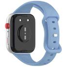 For Huawei Watch Fit 4 Slim Butterfly Buckle Silicone Watch Band(Blue) - 2
