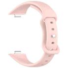 For Huawei Watch Fit 4 Slim Butterfly Buckle Silicone Watch Band(Light Pink Orange) - 3