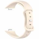 For Huawei Watch Fit 4 Slim Butterfly Buckle Silicone Watch Band(Light Apricot) - 3