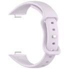 For Huawei Watch Fit 4 Slim Butterfly Buckle Silicone Watch Band(Lilac) - 3