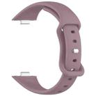 For Huawei Watch Fit 4 Slim Butterfly Buckle Silicone Watch Band(Smoke Purple) - 3