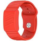 For WHOOP 4.0 Silicone Texture Watch Band(Red) - 1