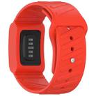 For WHOOP 4.0 Silicone Texture Watch Band(Red) - 2