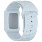 For WHOOP 4.0 Silicone Texture Watch Band(Light Blue) - 3