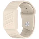 For WHOOP 4.0 Silicone Texture Watch Band(Starlight) - 1