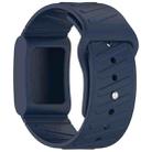 For WHOOP 4.0 Silicone Texture Watch Band(Dark Blue) - 3