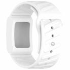 For WHOOP 4.0 Silicone Texture Watch Band(White) - 3