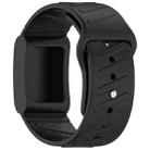 For WHOOP 4.0 Silicone Texture Watch Band(Black) - 3