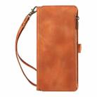 For Google Pixel 6 Fantasy Multifunctional Zipper Wallet Leather Phone Case(Orange) - 2