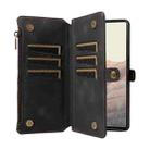For Google Pixel 6 Pro Fantasy Multifunctional Zipper Wallet Leather Phone Case(Black) - 3