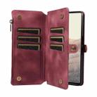 For Google Pixel 6 Pro Fantasy Multifunctional Zipper Wallet Leather Phone Case(Purple) - 3