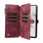 For Google Pixel 7 Fantasy Multifunctional Zipper Wallet Leather Phone Case(Purple) - 3