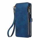 For Google Pixel 8 Pro Fantasy Multifunctional Zipper Wallet Leather Phone Case(Blue) - 2