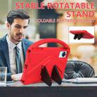 For Doogee T30 S 112024 EVA Shockproof Tablet Case with Holder(Red) - 3