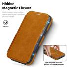 For iPhone 13 Pro Linton MagSafe Leather Phone Case(Brown) - 2