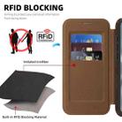 For iPhone 14 Linton MagSafe Leather Phone Case(Coffee) - 3