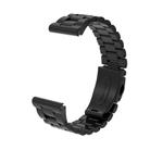 For Gamin 26mm Three Beads Plastic Quick Release Watch Band(Black) - 2