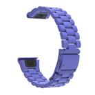 For Gamin 26mm Three Beads Plastic Quick Release Watch Band(Colorful Blue) - 3