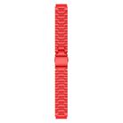 18mm Three Beads Plastic Watch Band(Red) - 3