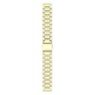 22mm Three Beads Plastic Watch Band(Apricot) - 3