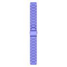 22mm Three Beads Plastic Watch Band(Colorful Blue) - 3