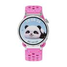 18mm Eco-Friendly Granular Colorful Dots Silicone Watch Band(Dark Pink) - 3