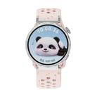 18mm Eco-Friendly Granular Colorful Dots Silicone Watch Band(Light Pink) - 3